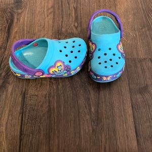 Toddler girl Crocs that light up